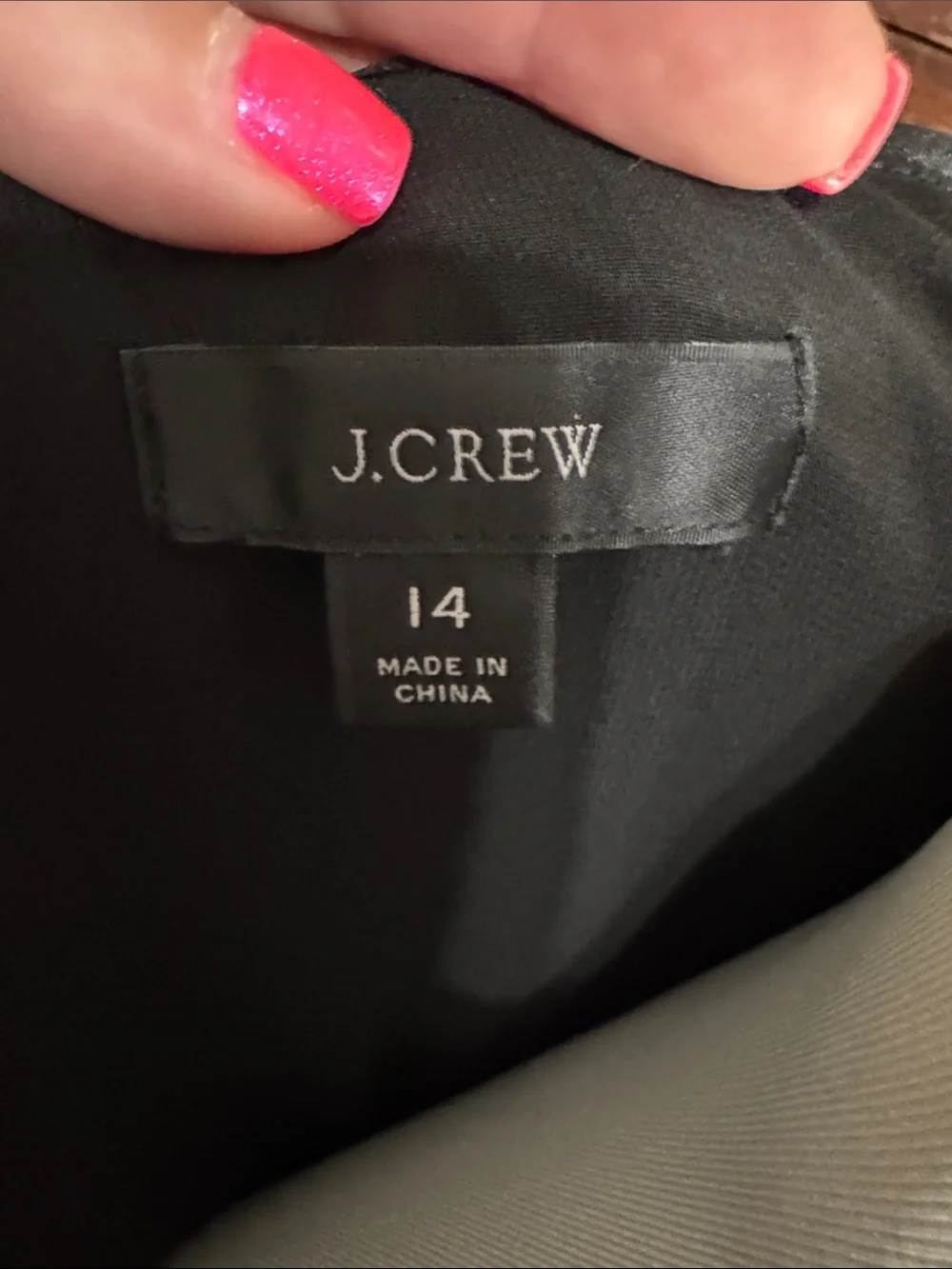 J. Crew Black Ruched Puff-Sleeve Crop Blouse